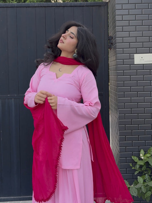 Pink Zehra Co-ord set| DHIRAI
