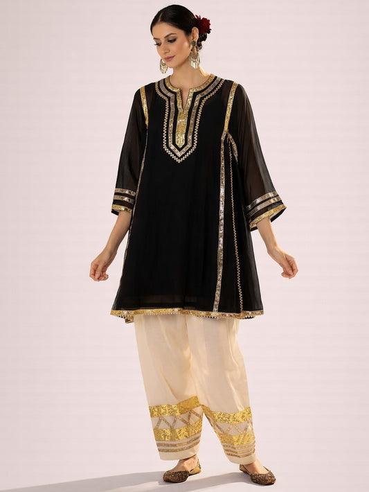"Kareena" — Festive Chanderi Cotton Kurta & Premium Salwar Set