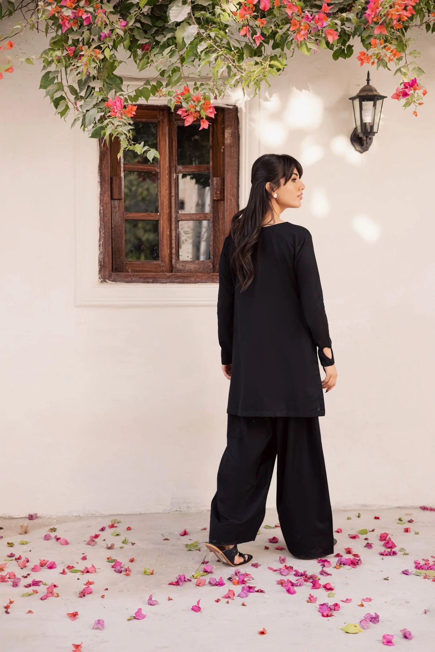 "Ruh" - Premium Flowy Tunic & Wide-Leg Palazzo Co-ord Set