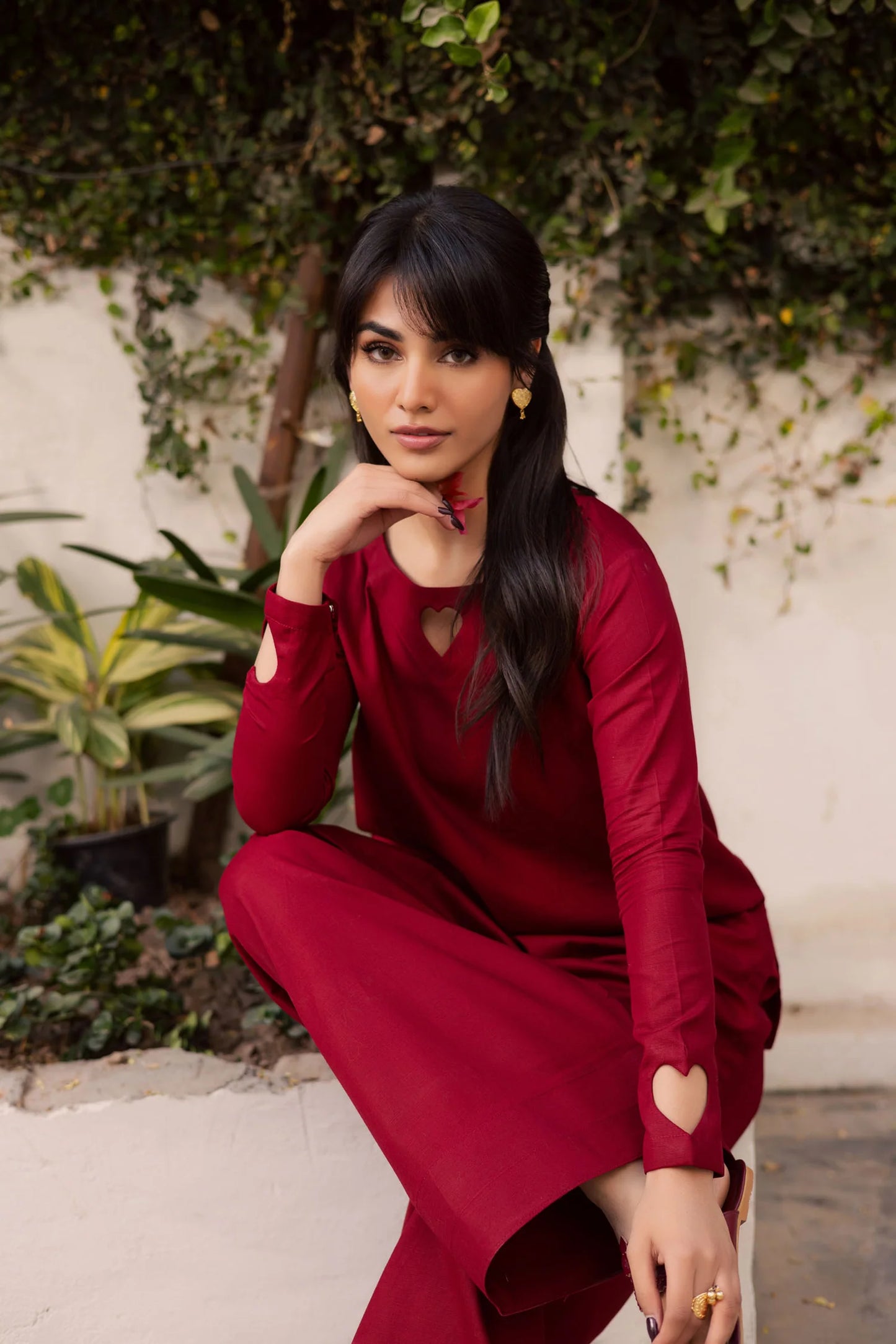 "Ruh" - Premium Flowy Tunic & Wide-Leg Palazzo Co-ord Set