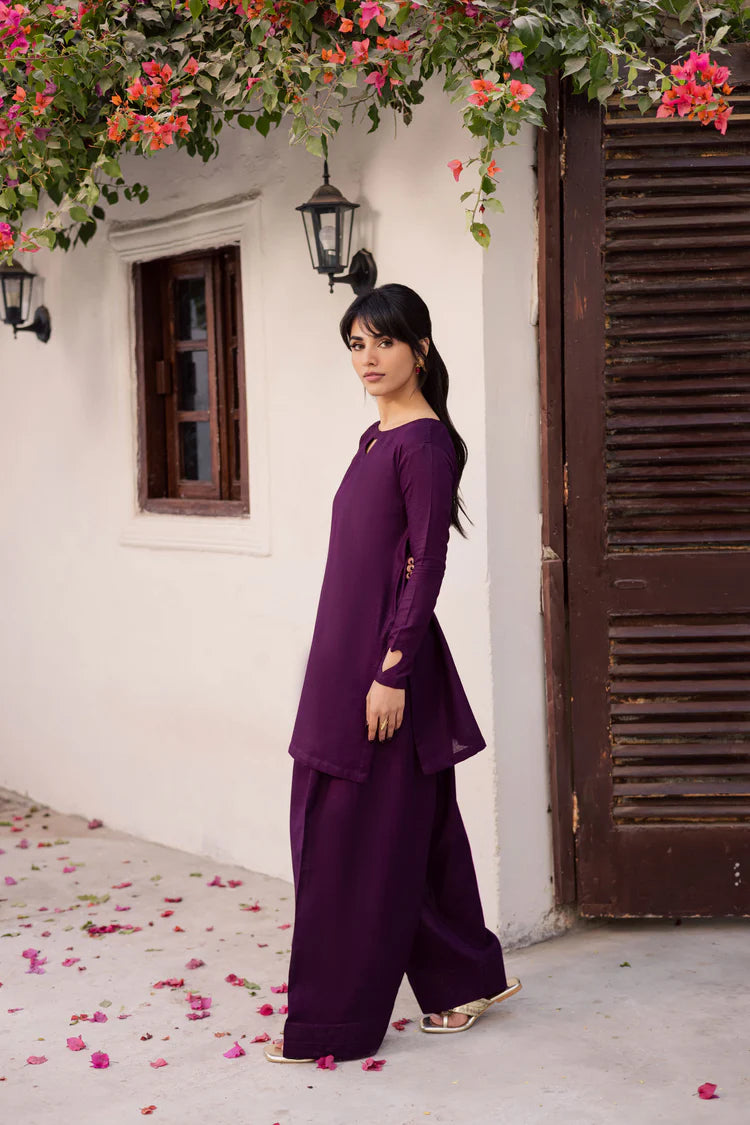 "Ruh" - Premium Flowy Tunic & Wide-Leg Palazzo Co-ord Set