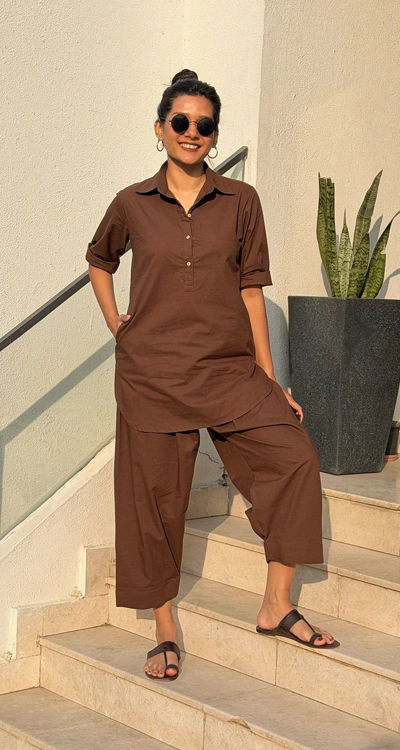 "Kiara" — Premium Cotton Poplin Co-ord Set