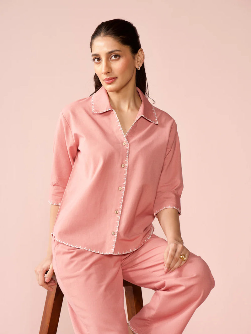 Honey Grace Embroidery  Co-Ord Set