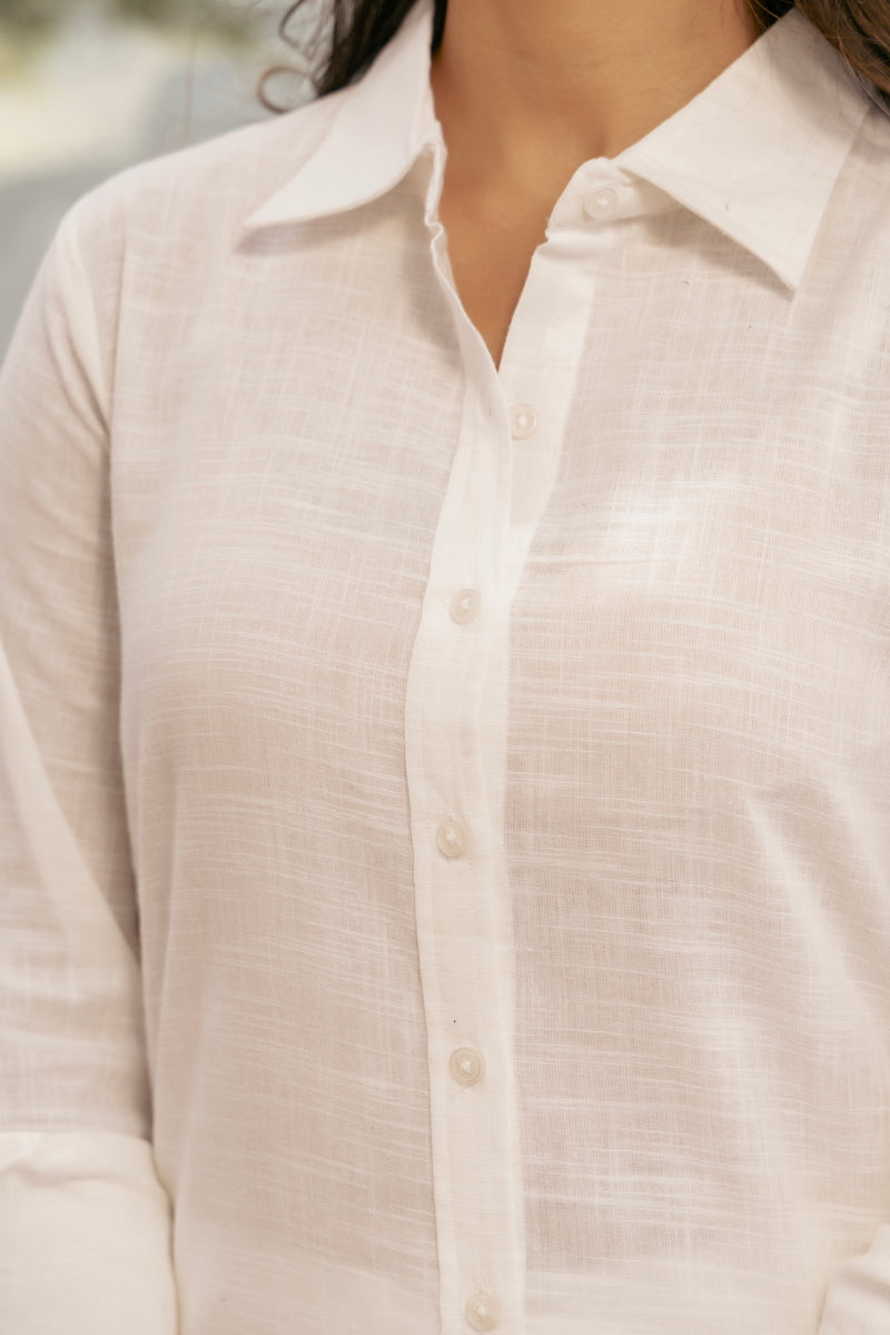 VAIRA Airy Linen Everyday Co-ord Set | Women's Shirt and Pant