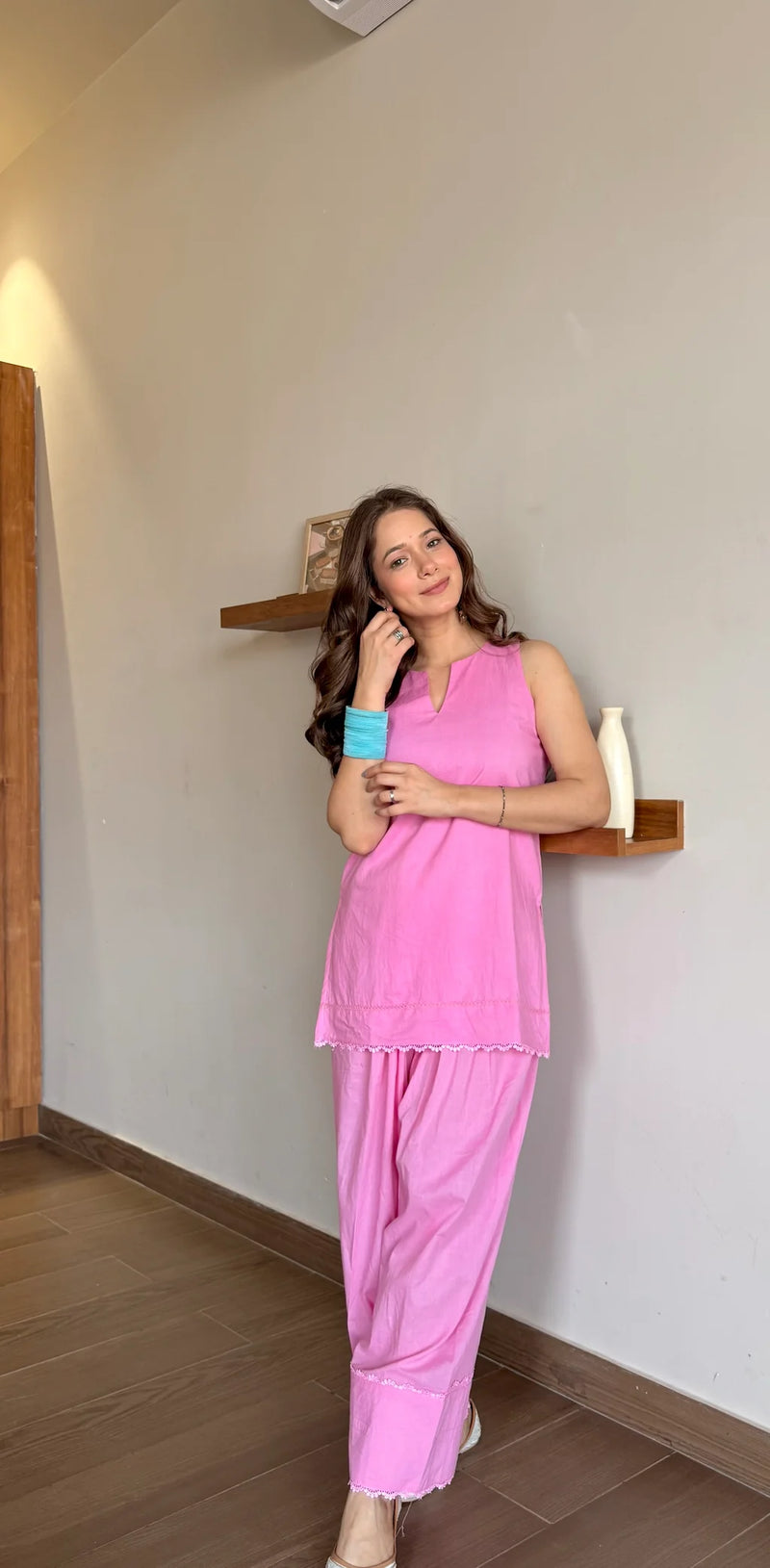 "Prisha" Cotton Farshi Salwar Set