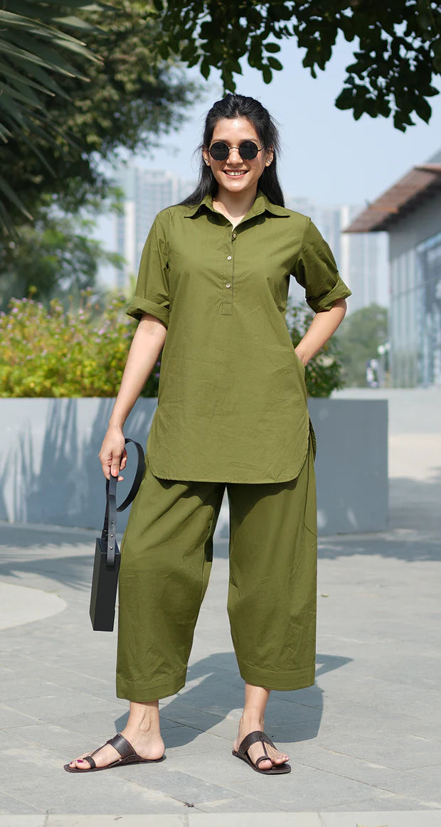 "Kiara" — Premium Cotton Poplin Co-ord Set