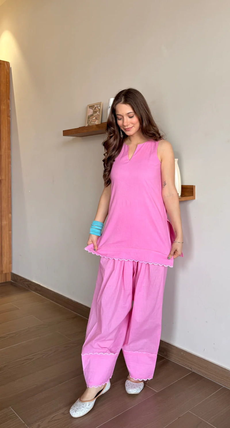 "Prisha" Cotton Farshi Salwar Set