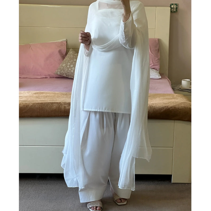 Shwet Aura Suit Set
