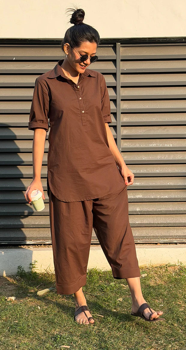 "Kiara" — Premium Cotton Poplin Co-ord Set