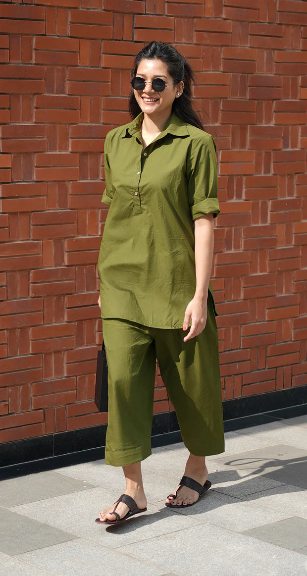 "Kiara" — Premium Cotton Poplin Co-ord Set