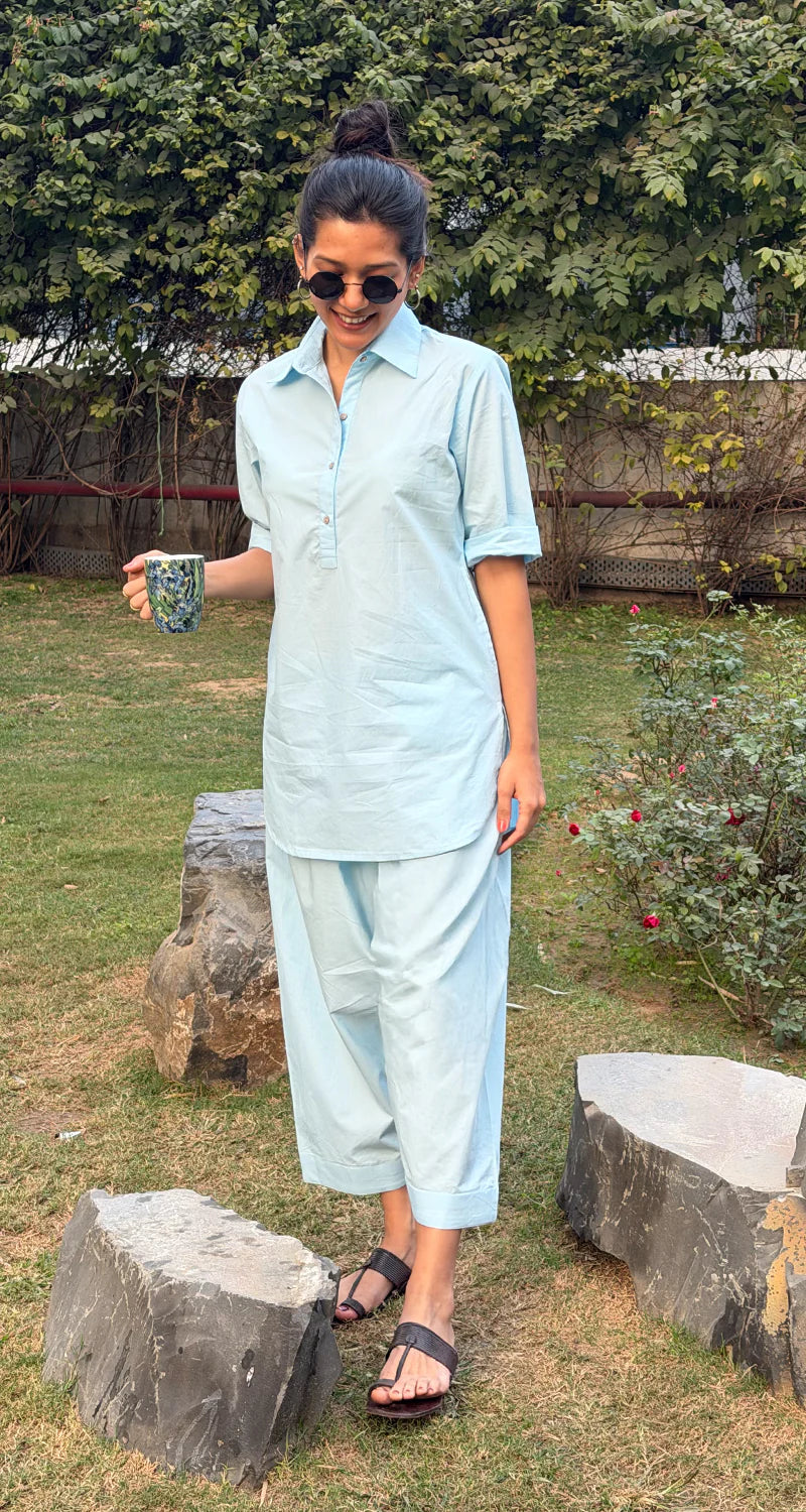 "Kiara" — Premium Cotton Poplin Co-ord Set