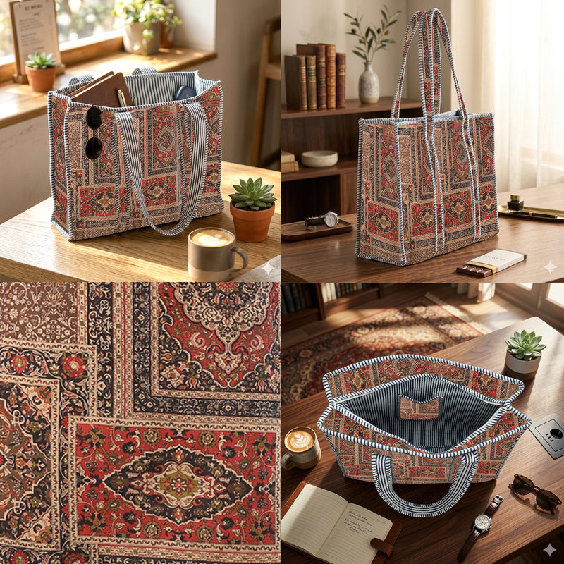 "Aabroo" Artisan Tote Bag