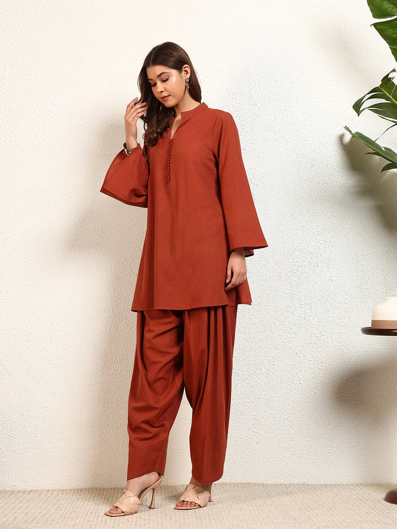 Copper Grace Kurta Set