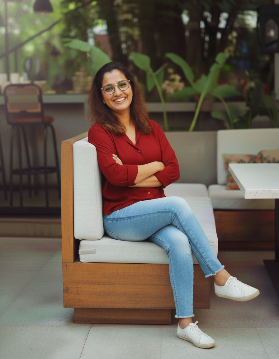 "Tarang" - Rayon Button-Down Fusion Shirt