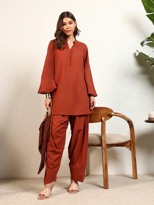 Copper Grace Kurta Set