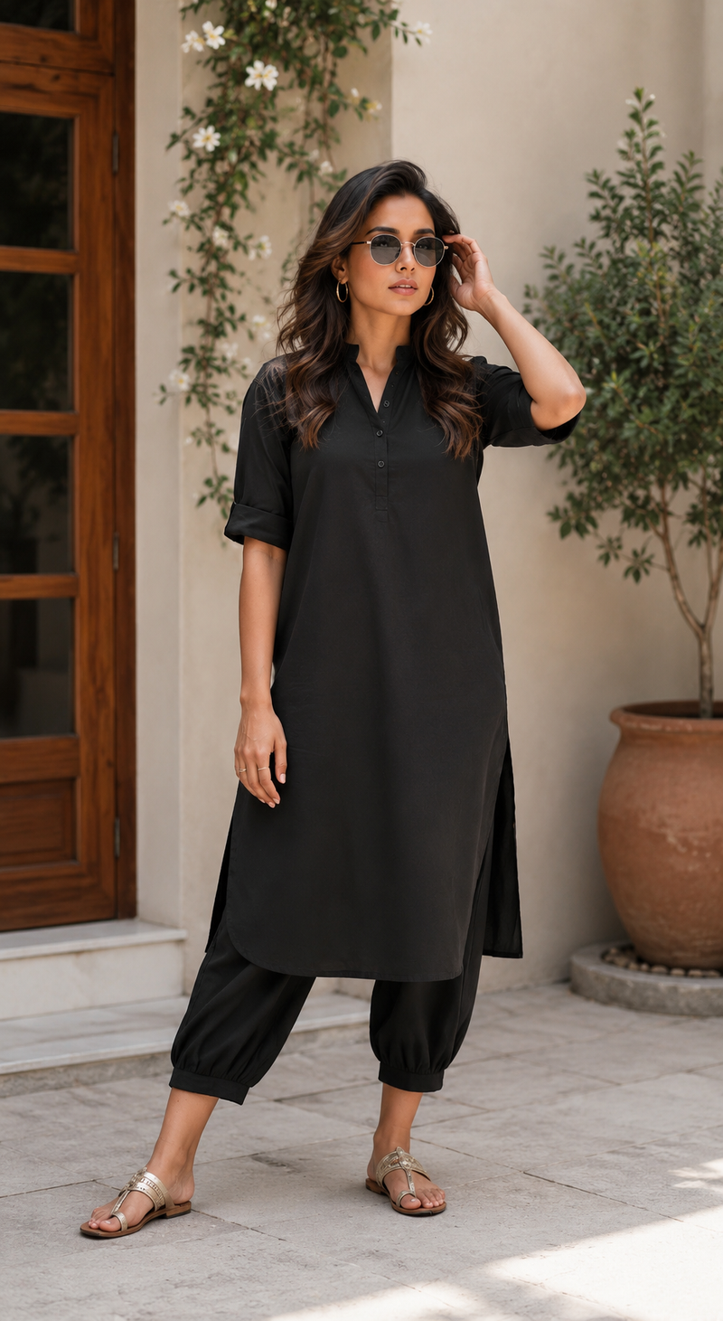 The Nomad Cotton Set | Women’s Cotton Poplin Co-Ord Set | Dhirai
