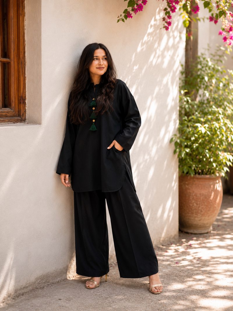 The Meher Set | Cotton Farshi Suit Set | Dhirai