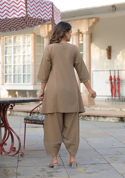 Hazel Harmony Farshi Salwar  Set