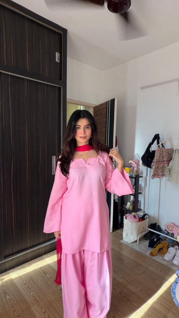 Pink Zehra Co-ord set| DHIRAI