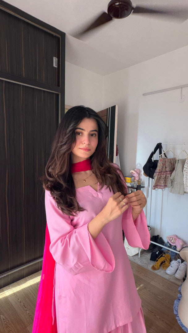 Pink Zehra Co-ord set| DHIRAI