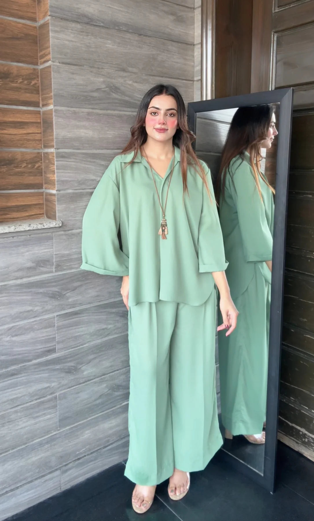 "Riva" — Premium Flowy Rayon Co-ord Set