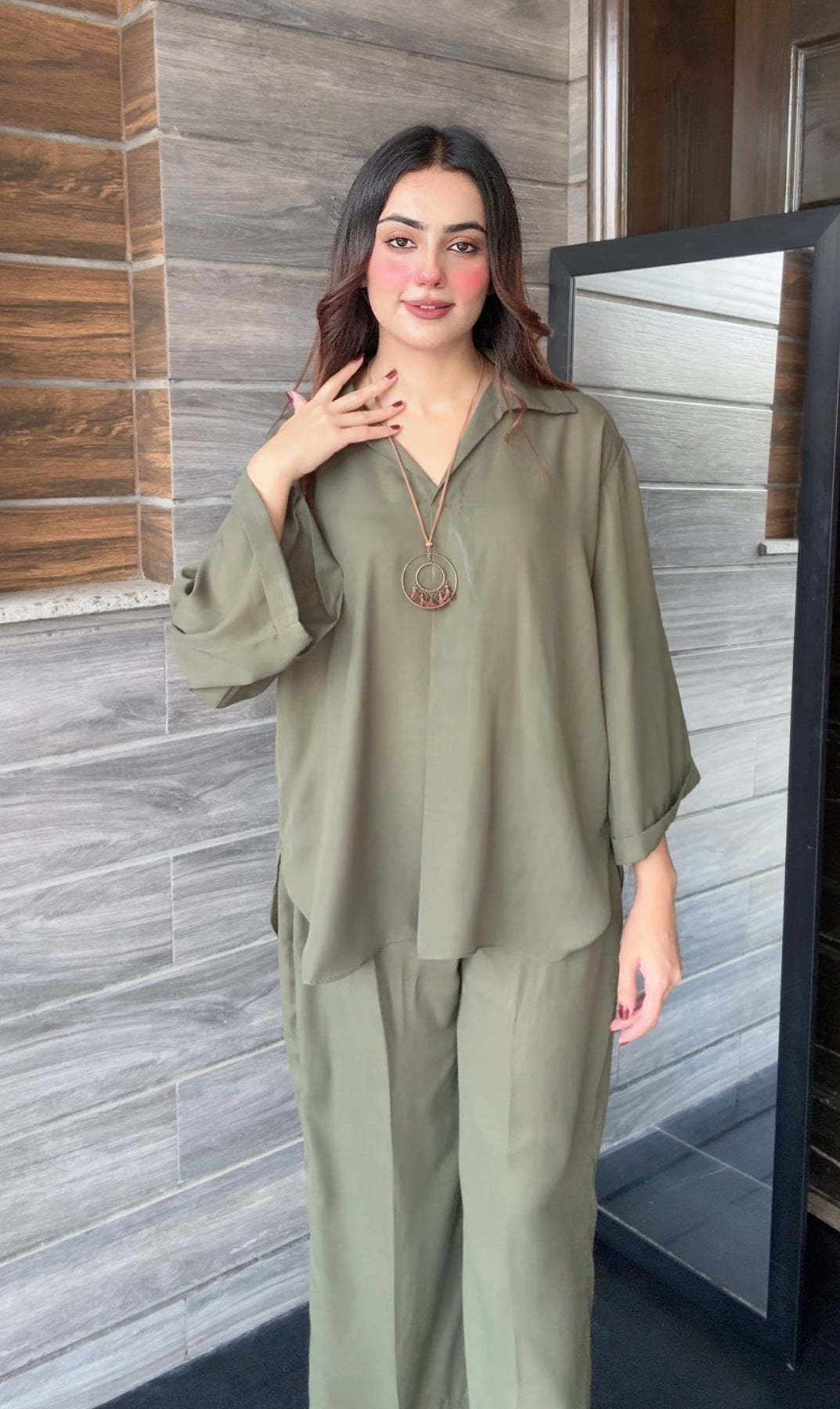 "Riva" — Premium Flowy Rayon Co-ord Set