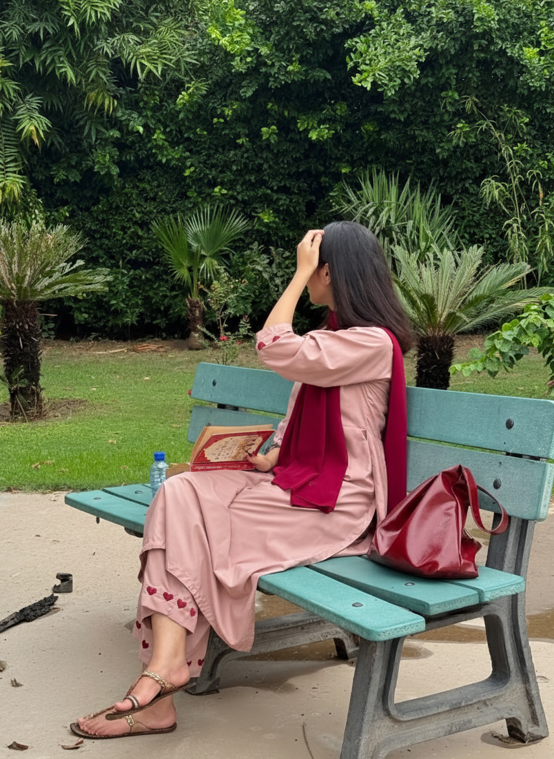 Blush Harmony – Luxury Kurta Pant Set