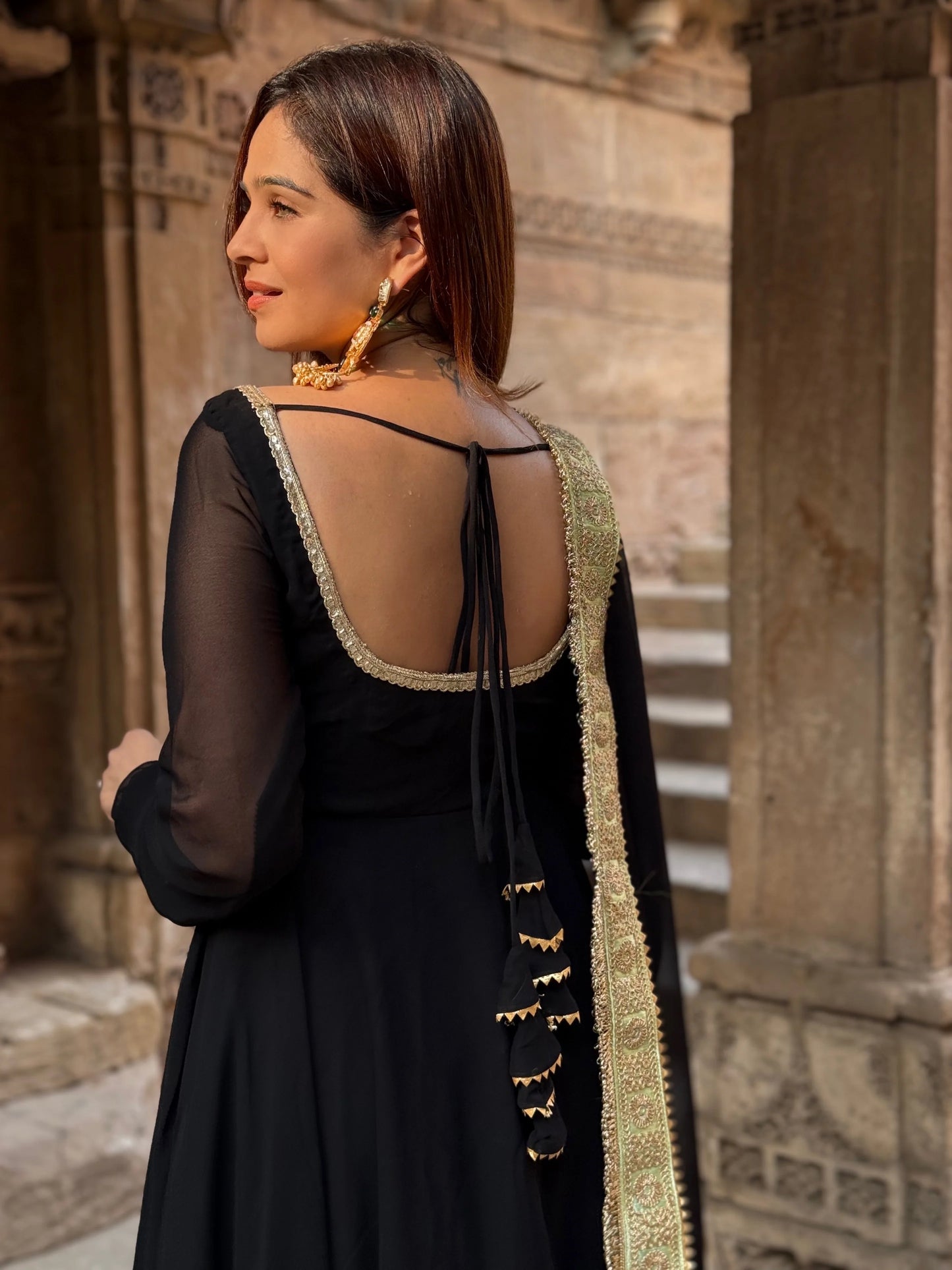 Kajal Regal Georgette Anarkali Suit Set