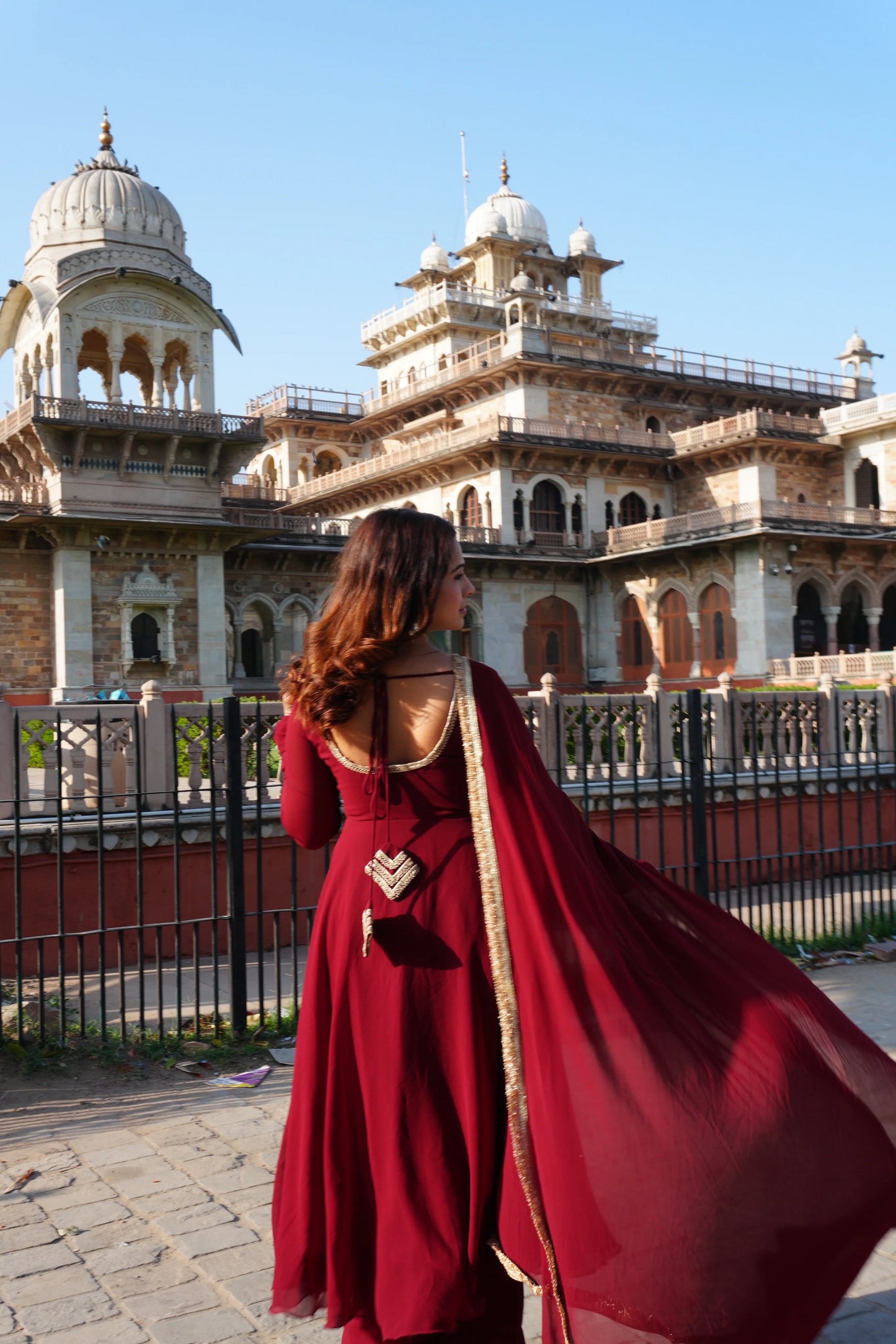 Rooh Ethereal Georgette Anarkali Suit Set