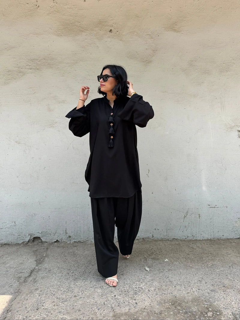 The Meher Set | Cotton Farshi Suit Set | Dhirai