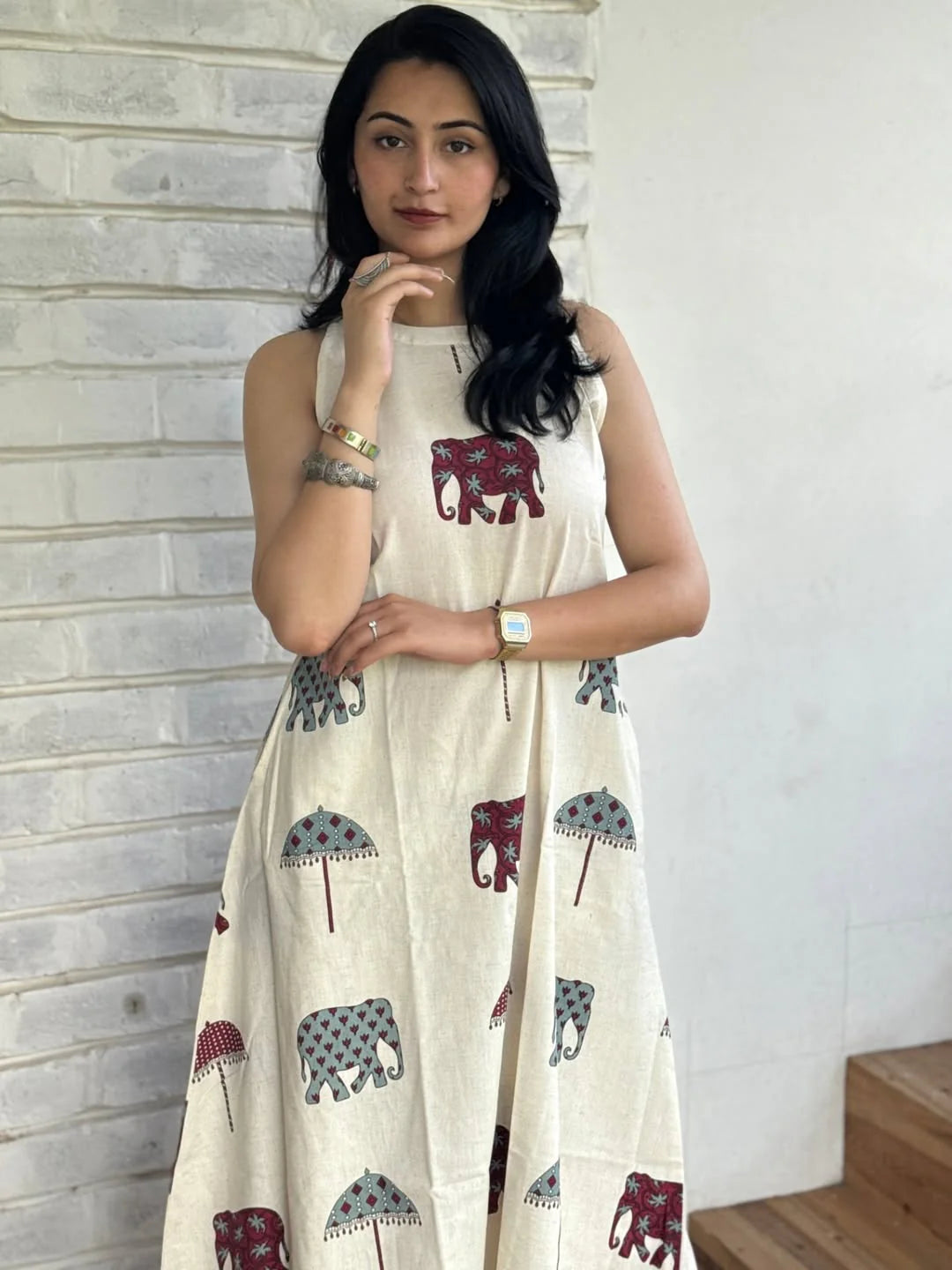 "Gaja" - Handblock Print Cotton Co-ord Set