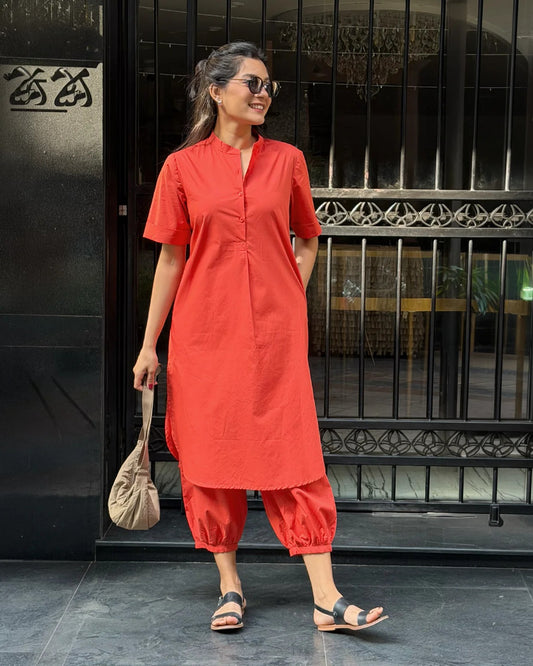 The Nomad Cotton Set | Women’s Cotton Poplin Co-Ord Set | Dhirai