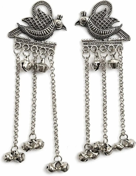 "Mayuri"Ghungroo Drop Earrings