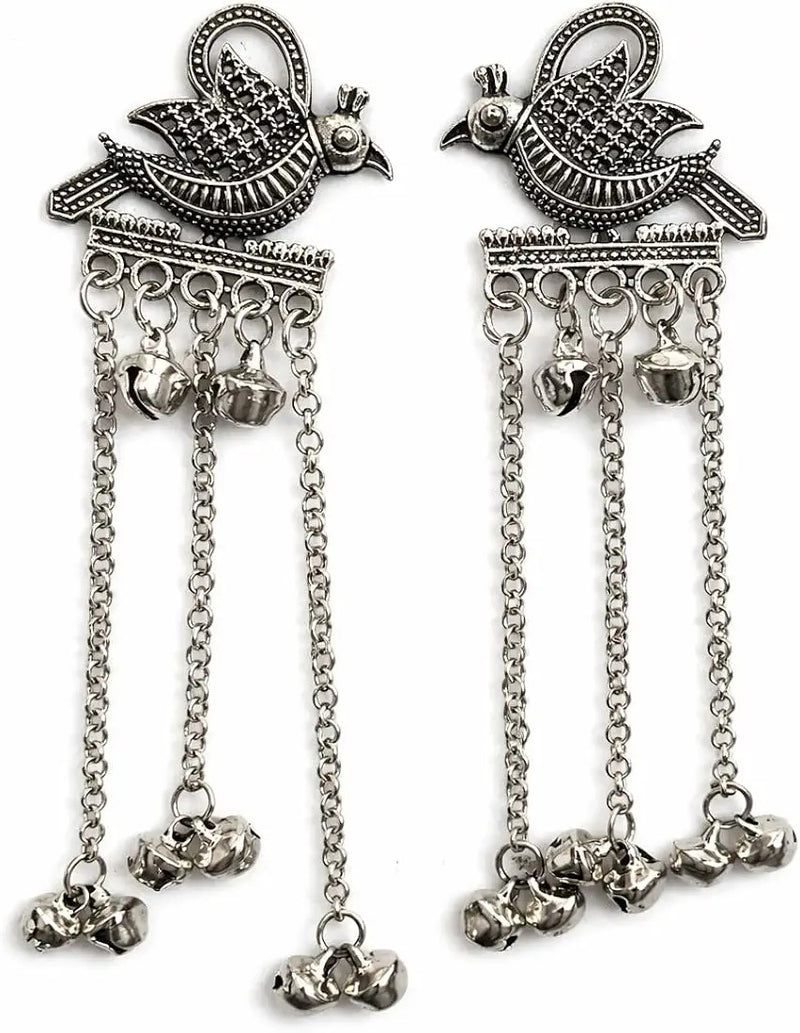 "Mayuri"Ghungroo Drop Earrings