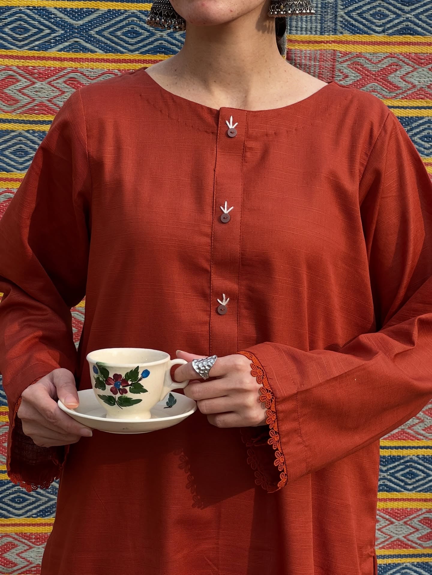 "Heer" — Premium Cotton Khaddar Minimalist Kurta Set