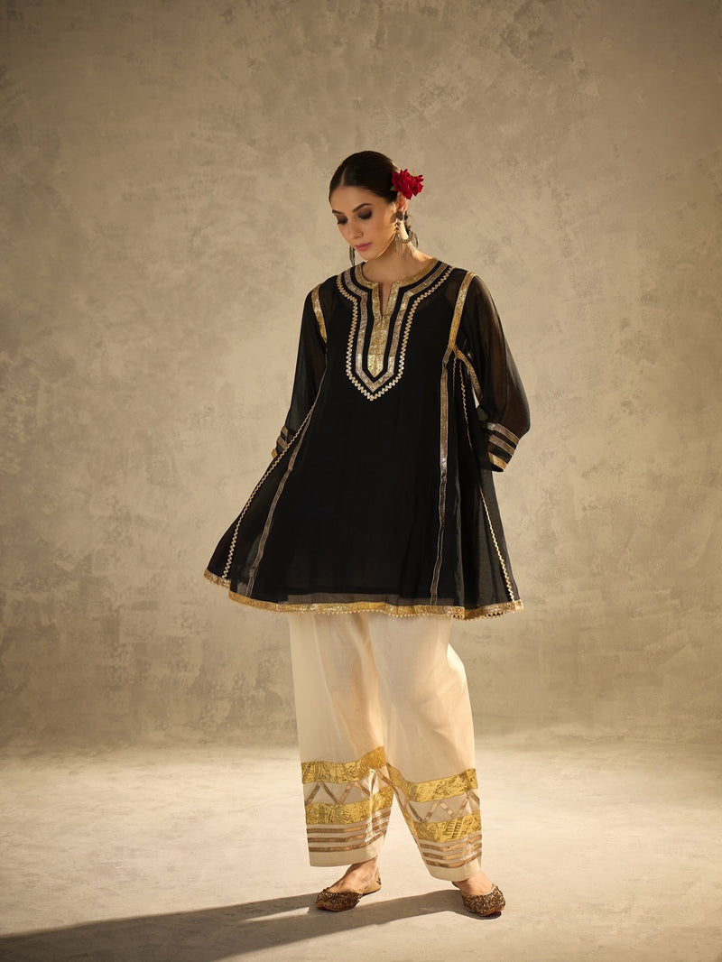 "Kareena" — Festive Chanderi Cotton Kurta & Premium Salwar Set