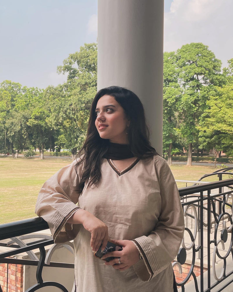 Noor Sand Kurta Set