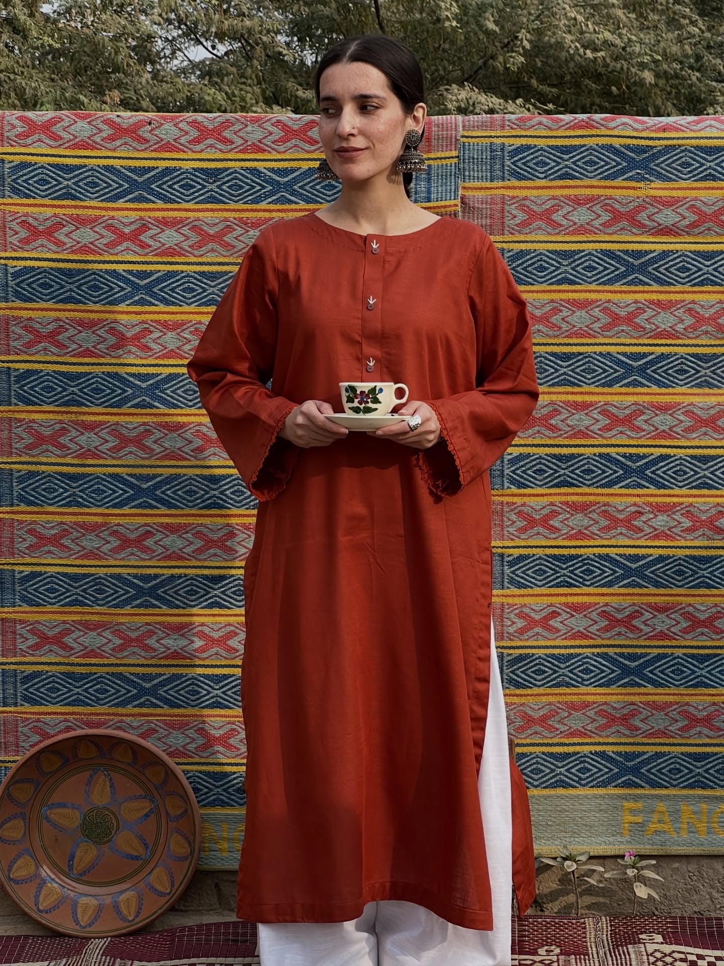 "Heer" — Premium Cotton Khaddar Minimalist Kurta Set