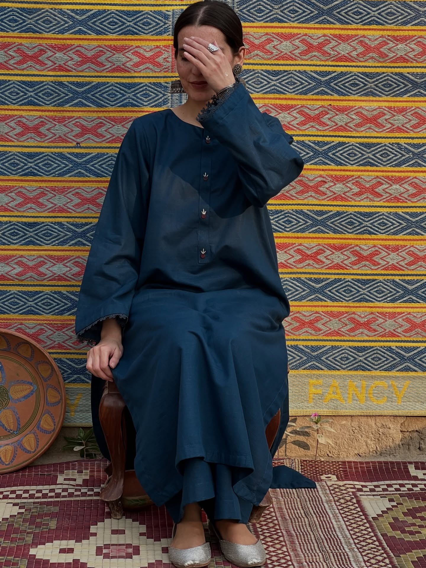 "Heer" — Premium Cotton Khaddar Minimalist Kurta Set