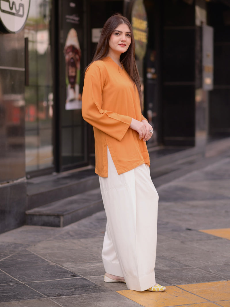 Saffron Grace Kurta Set