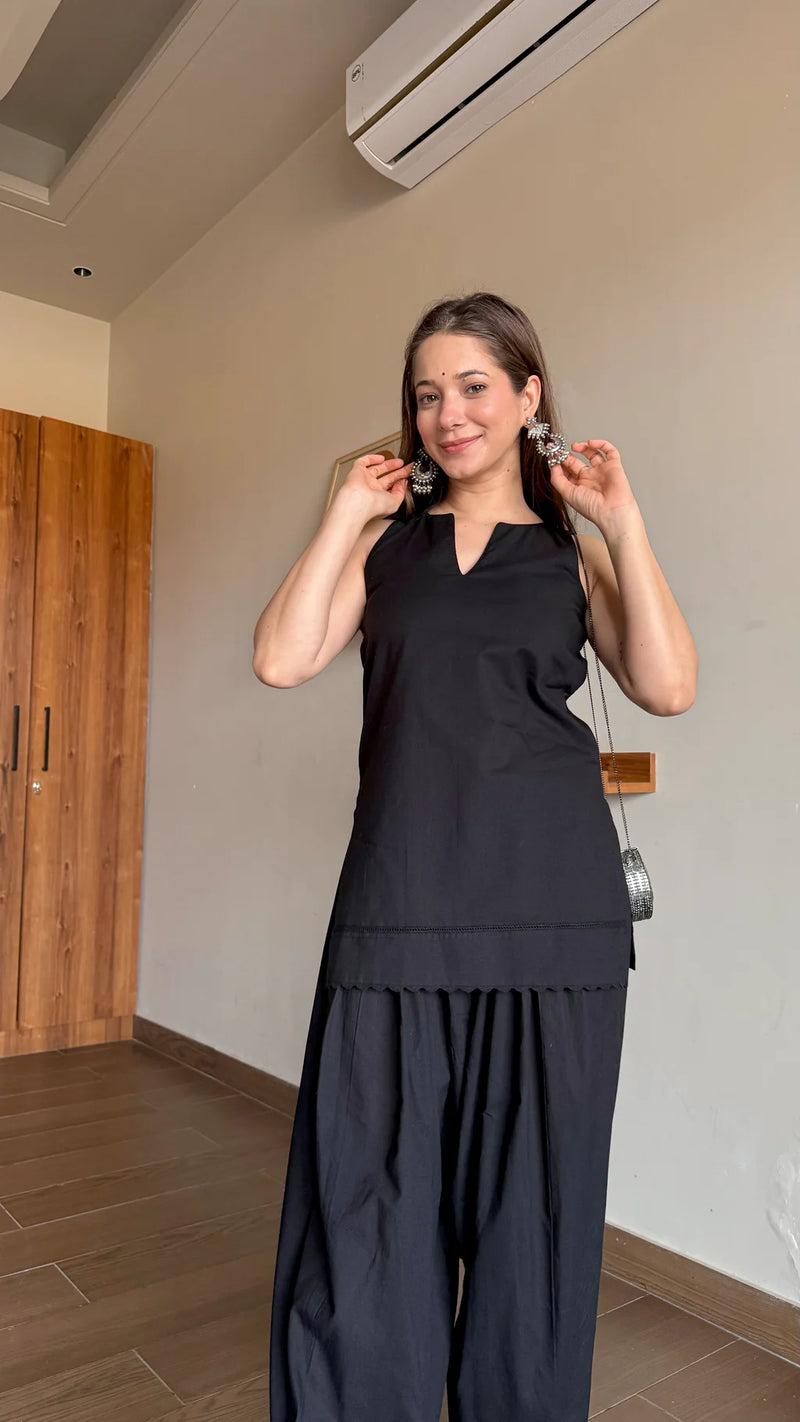 "Prisha" Cotton Farshi Salwar Set