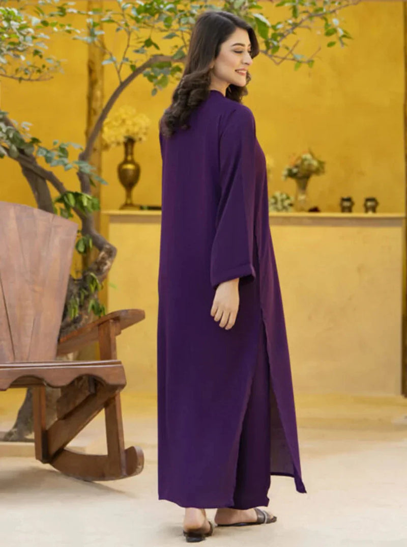 "Leher" - Premium Flowy Rayon  Kurta Set