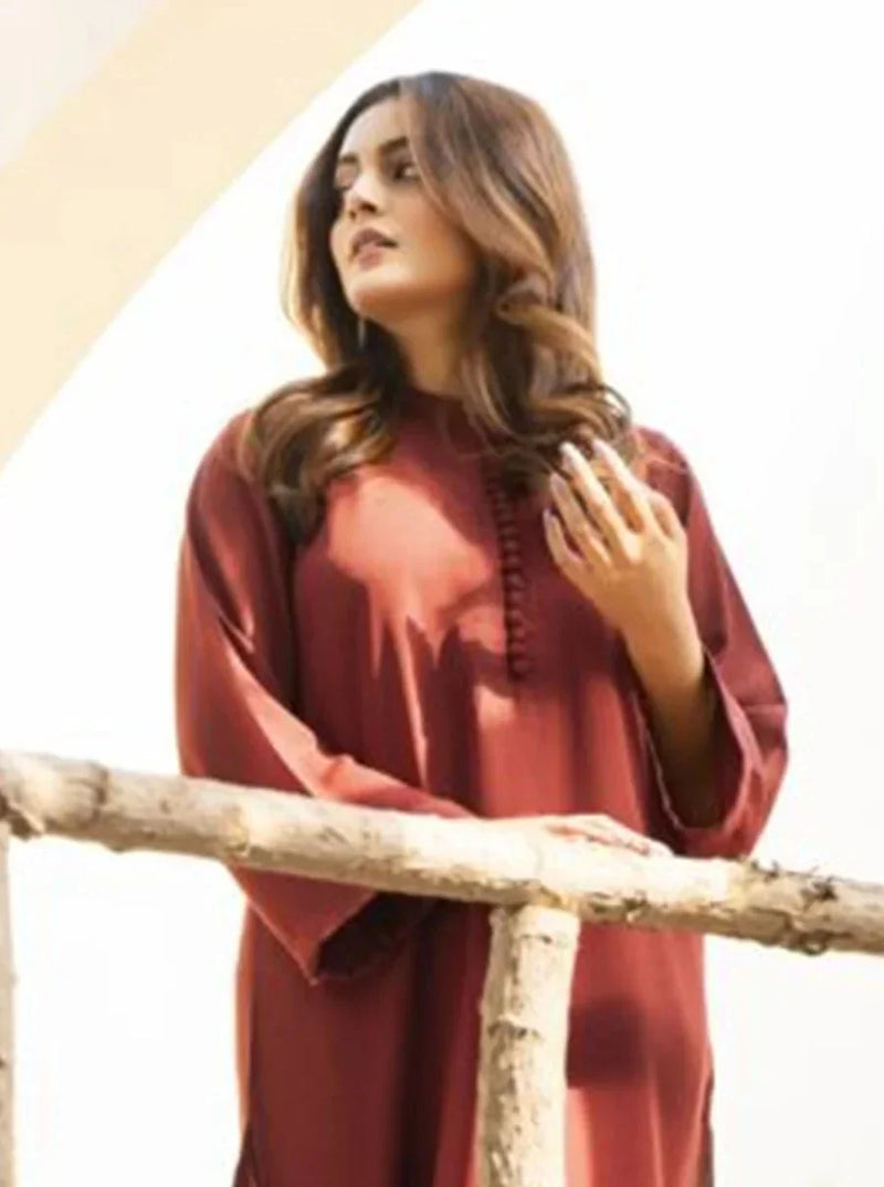 "Leher" - Premium Flowy Rayon  Kurta Set