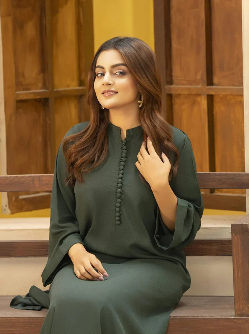"Leher" - Premium Flowy Rayon  Kurta Set