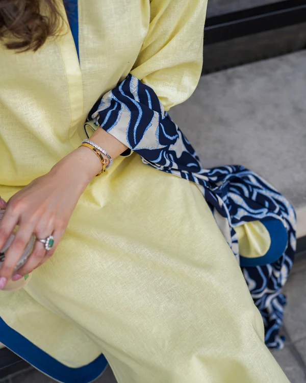 The Lira's Linen Summer Drop |Linen Kurta Set | Dhirai