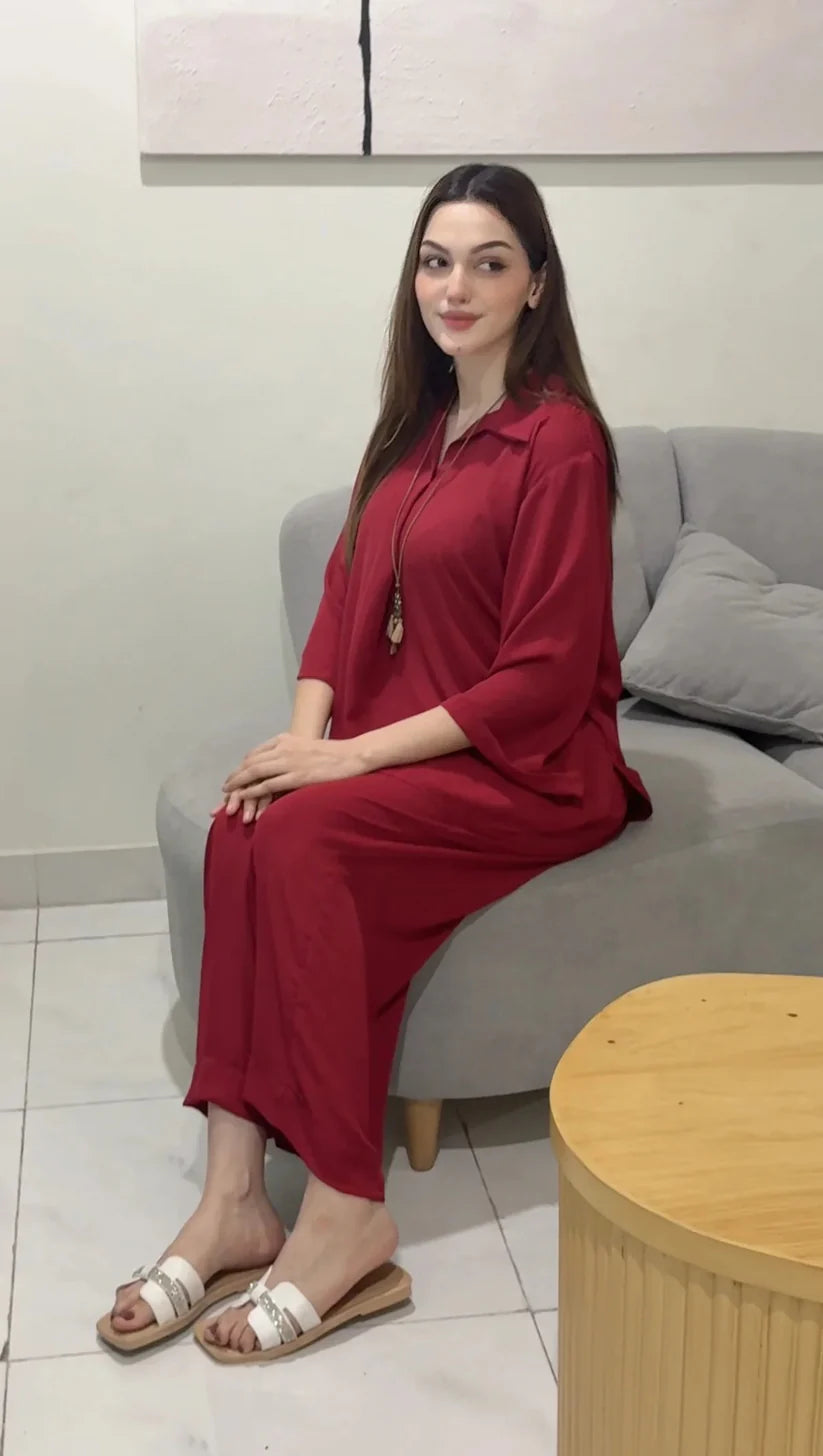 "Riva" — Premium Flowy Rayon Co-ord Set