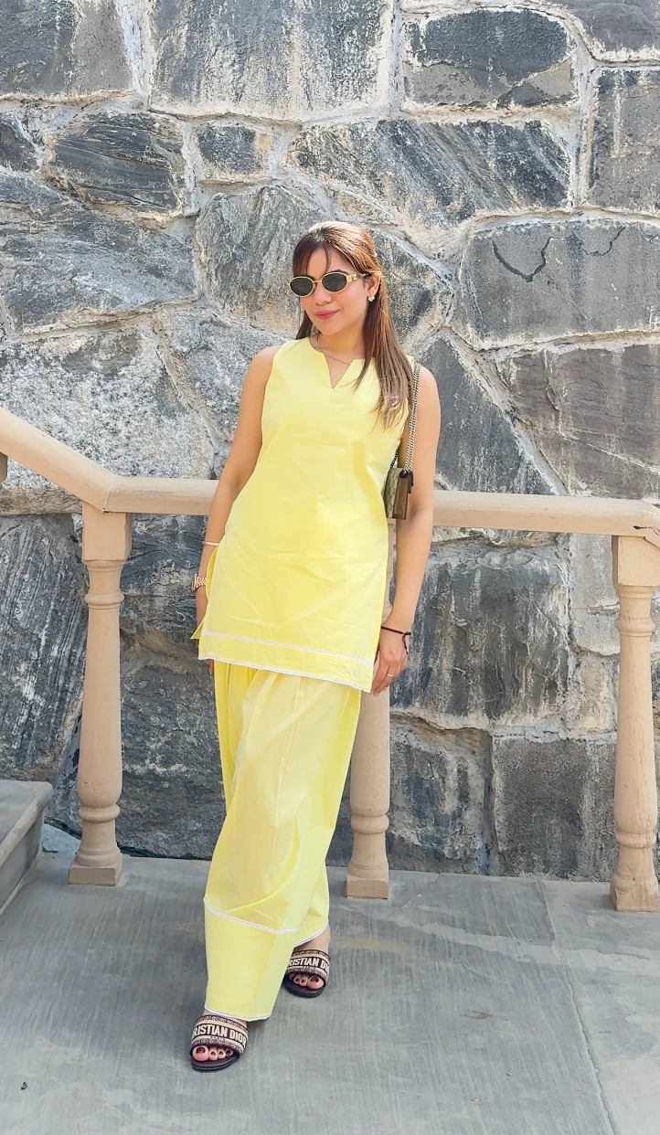 "Prisha" Cotton Farshi Salwar Set