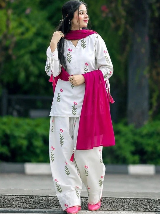 Kashvi Cotton Farshi Salwar Suit Set