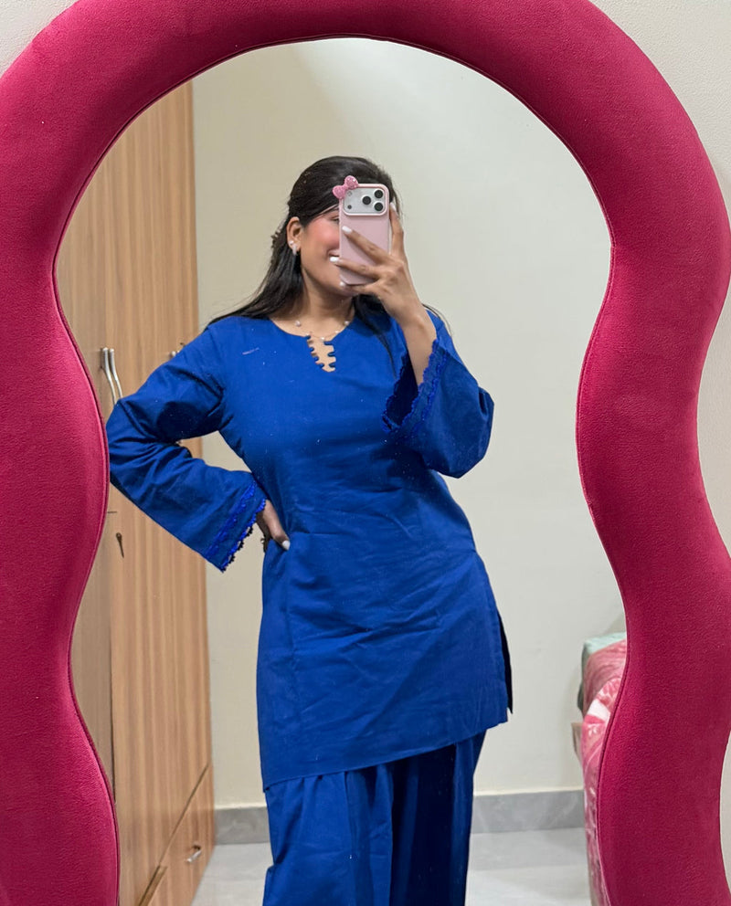 Aabha Pure Cotton Farshi Salwar Kurta Set