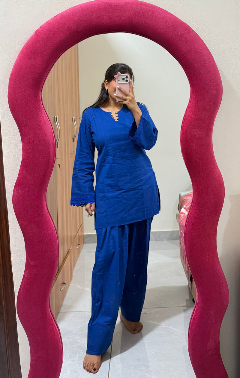 Aabha Pure Cotton Farshi Salwar Kurta Set